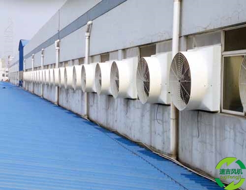 徐州负压风机运用到钢铁厂屋顶排烟降温